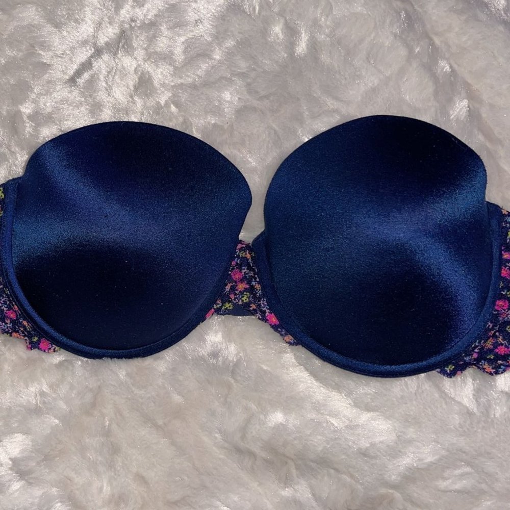 PINK by Victoria's Secret Sz 36C Old Navy Bra with floral lace